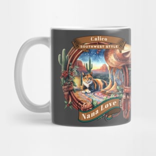 Sedona Cat Southwest Style Nana Love 3AC Mug